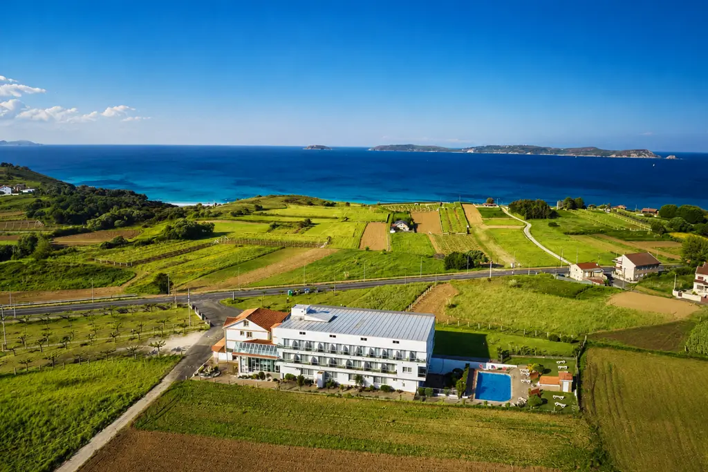 Vista aérea del Hotel Ardora